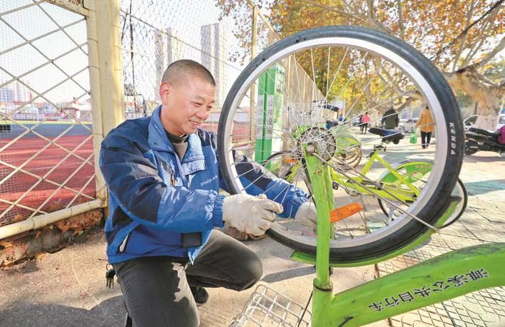 公共自行車維護(hù)保安全
